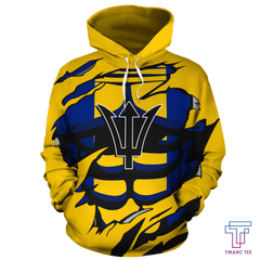 Barbados In Me All Over Hoodie yellow PL