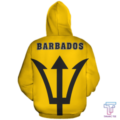 Barbados In Me All Over Hoodie yellow PL