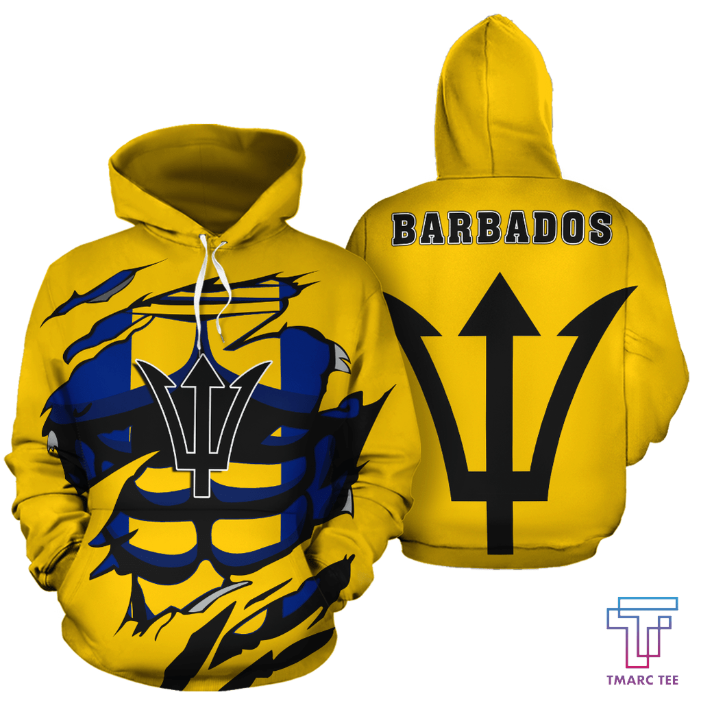 Barbados In Me All Over Hoodie yellow PL