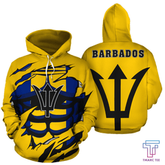 Barbados In Me All Over Hoodie yellow PL