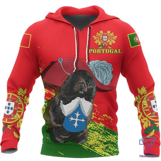 Portugal Special Hoodie Portuguese Water Dog Musketeer NVD