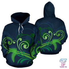 New Zealand Silver Fern Hoodie Green