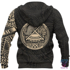 American Samoa In My Heart Polynesian Gold Hoodie PL