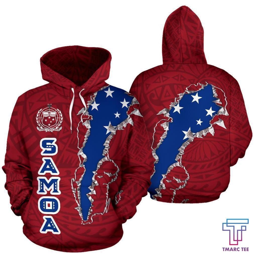 Made By Samoa Hoodie Polynesian PL