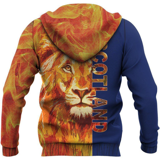 Scotland Hoodie - FLag & Lion Fire NNK