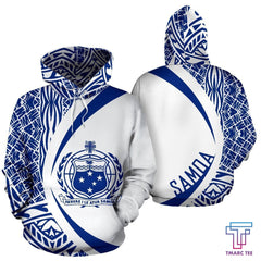 Samoa Polynesian Hoodie - Circle Style