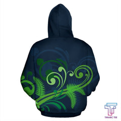 New Zealand Silver Fern Hoodie Green