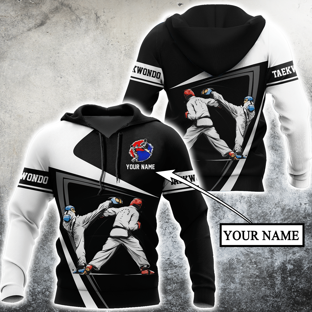 Customize Name Taekwondo Hoodie For Men And Women DD