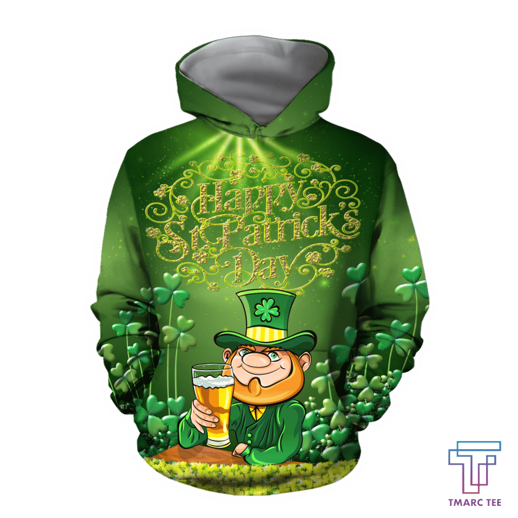 Happy St Patrick's Day Irish Hoodie T-Shirt Sweatshirt for Men and Women Pi