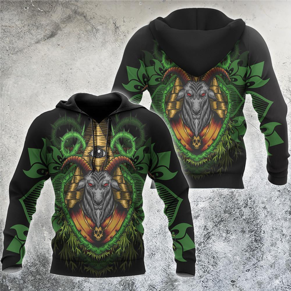 God Of Skull Satanic Hoodie For Men And Women VP