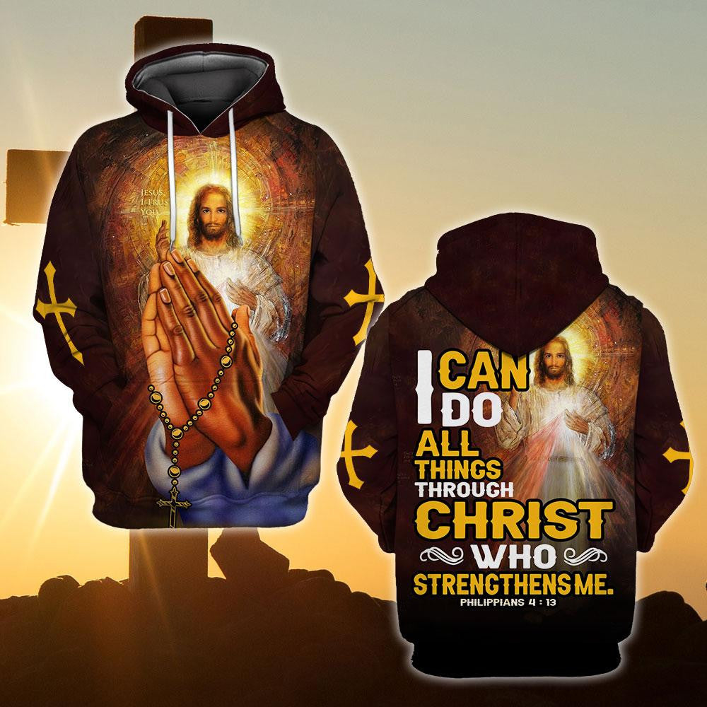 Jesus-I Can Do All Things Unisex Hoodie