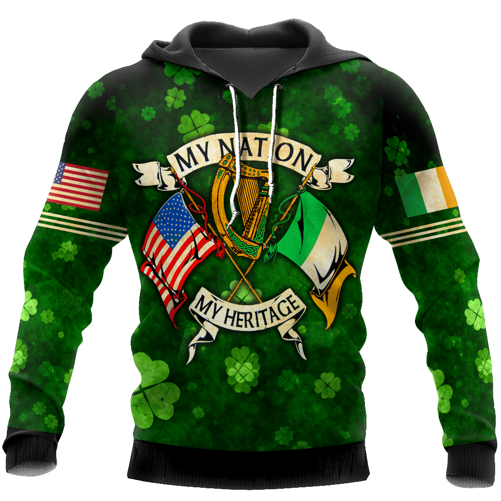 Irish St.Patrick day d hoodie shirt for men and women HVT