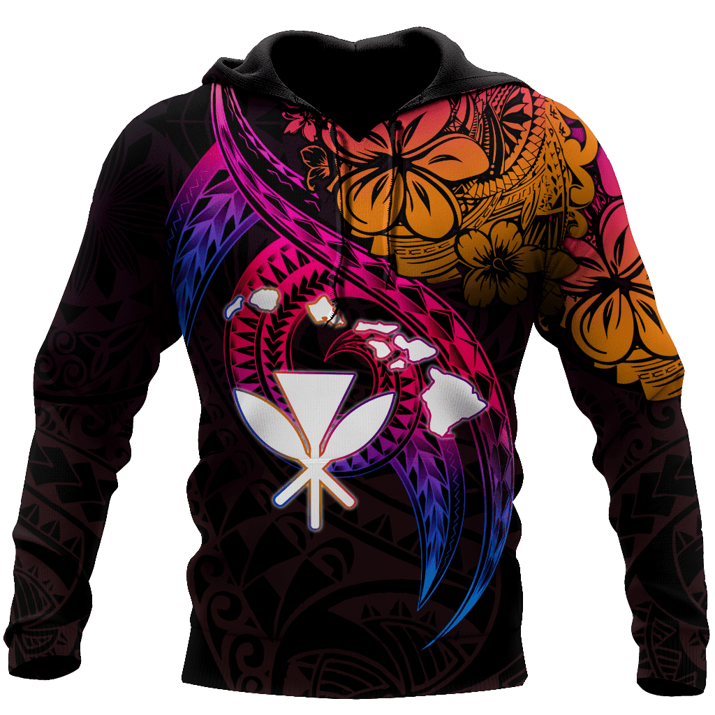 Amazing Polynesian Hawaii Frangipani Flower Unisex Deluxe Hoodie ML