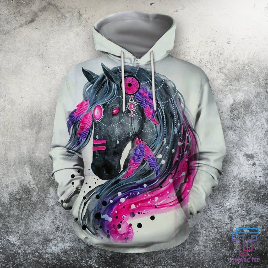 D All Over Print Horse Beautiful Shirts