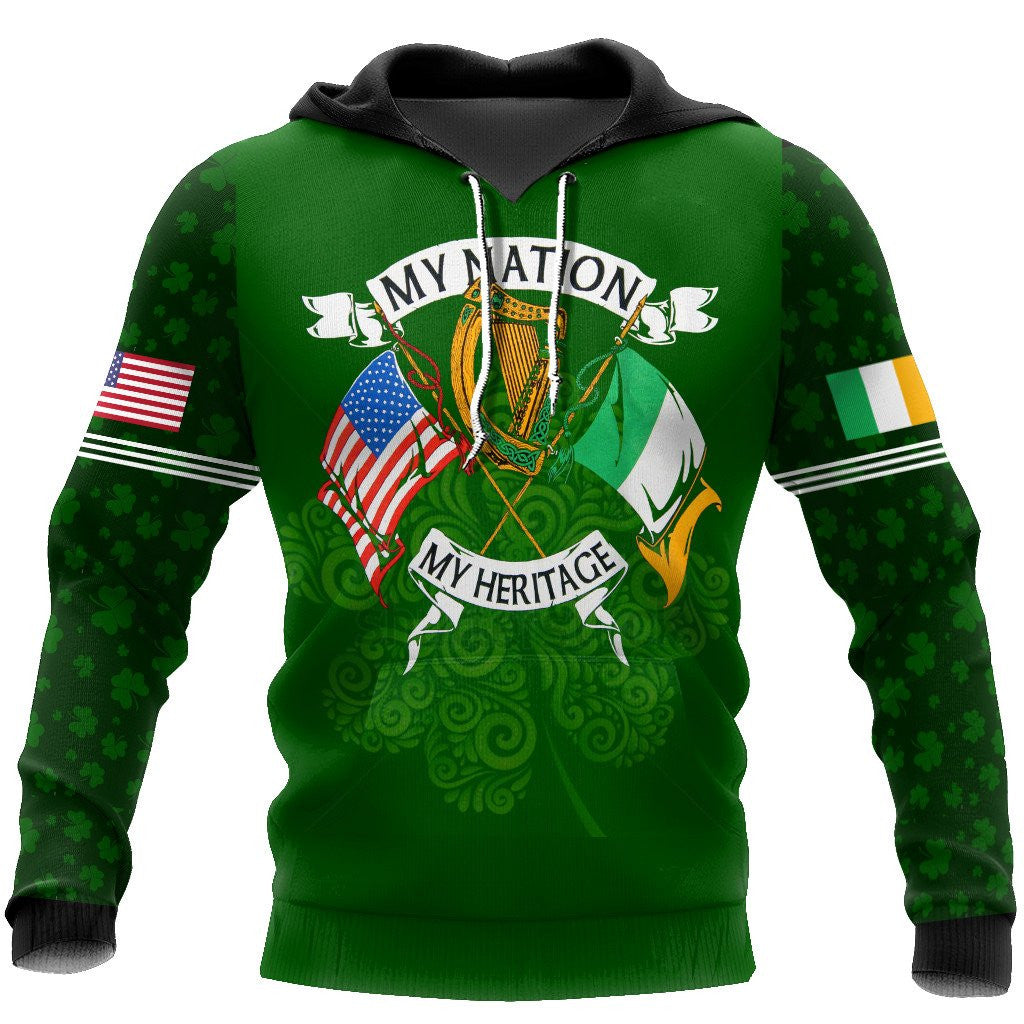 Irish St.Patrick day d hoodie shirt for men and women HVT