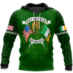 Irish St.Patrick day d hoodie shirt for men and women HVT