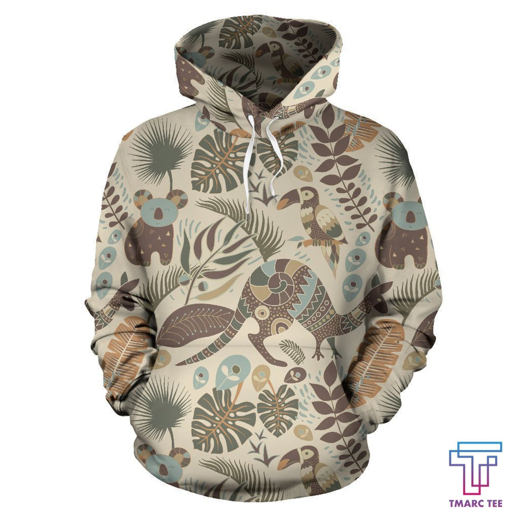 Australia Animal All Over Print Hoodies-NNK