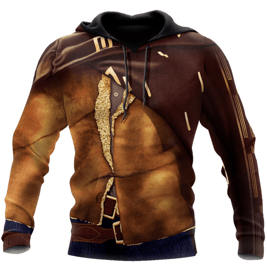 Cowboy Jacket No Cosplay D Over Printed Unisex Deluxe Hoodie ML