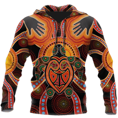 Aboriginal Turtle Touch the Sun shirts for men and women