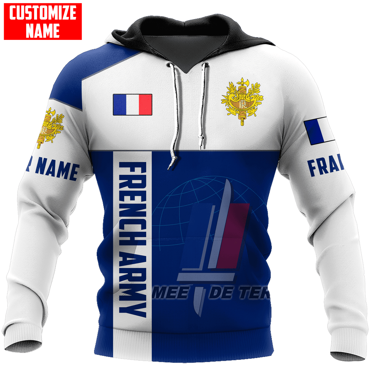 Personalized France Army Shirts