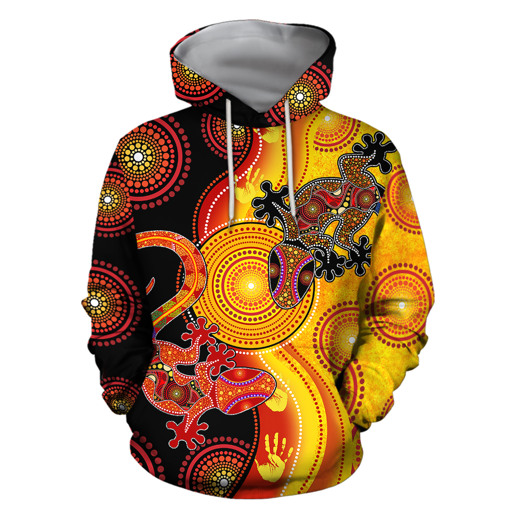 Aboriginal Australia Indigenous Lizards and the Sun shirts for men and women