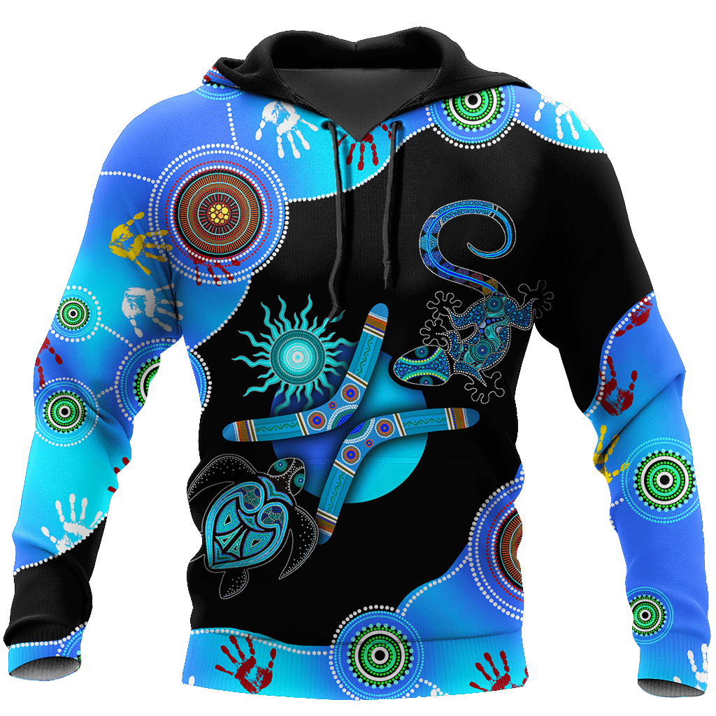 Aboriginal Naidoc Week Blue Turtle Lizard shirts