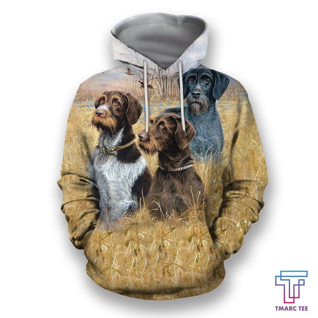 All Over Printed Great Hunting Dog Shirts