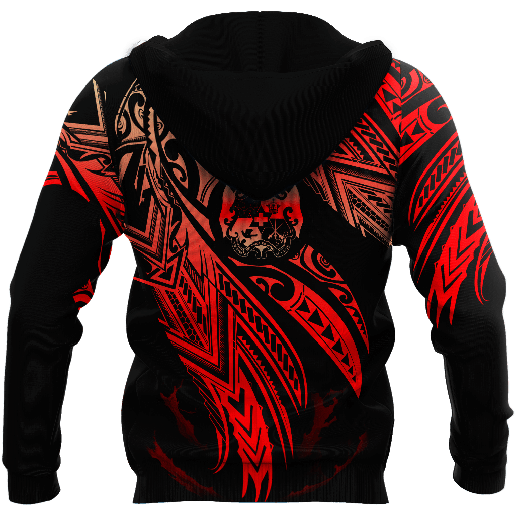 Amazing Tonga Polynesian Tattoo D Unisex Deluxe Hoodie ML