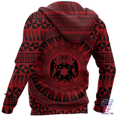 Tonga Hoodie Zip Up Polynesian Coat Of Arms NNK