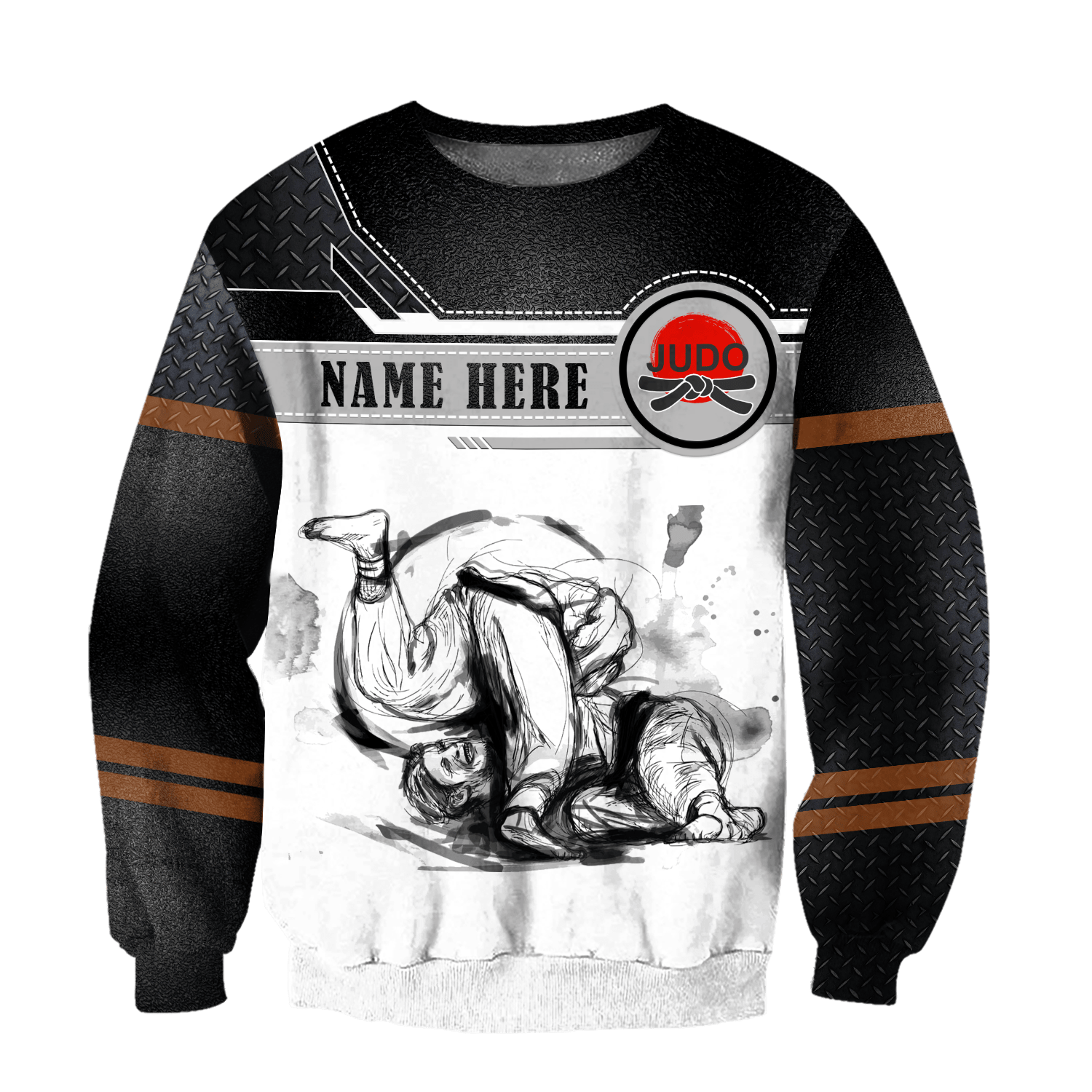 Customize Name Judo Hoodie For Men And Women TNA