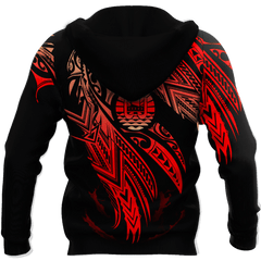 Amazing Tahiti Polynesian Tattoo D Tattoo Unisex Deluxe Hoodie ML