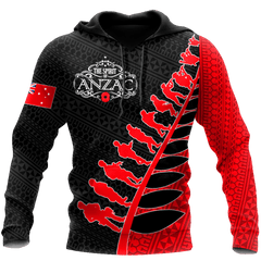 Amazing Polynesian Special Anzac Army Unisex Deluxe Hoodie ML