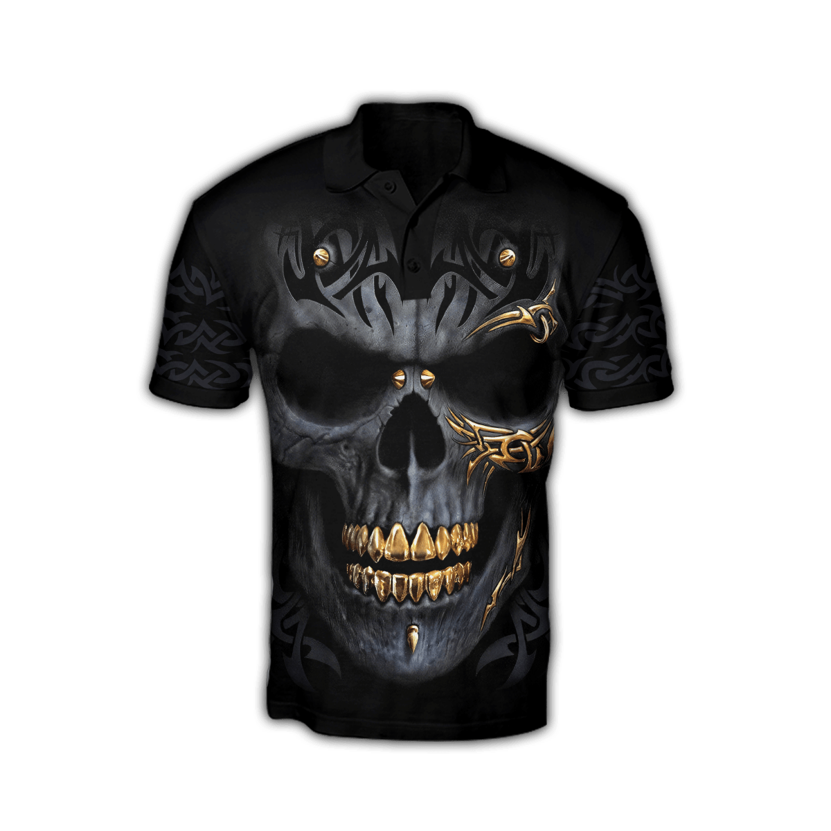 Golden Art Skulls Hoodie For Men And Women TQH