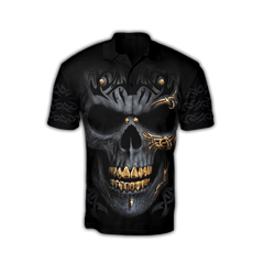 Golden Art Skulls Hoodie For Men And Women TQH