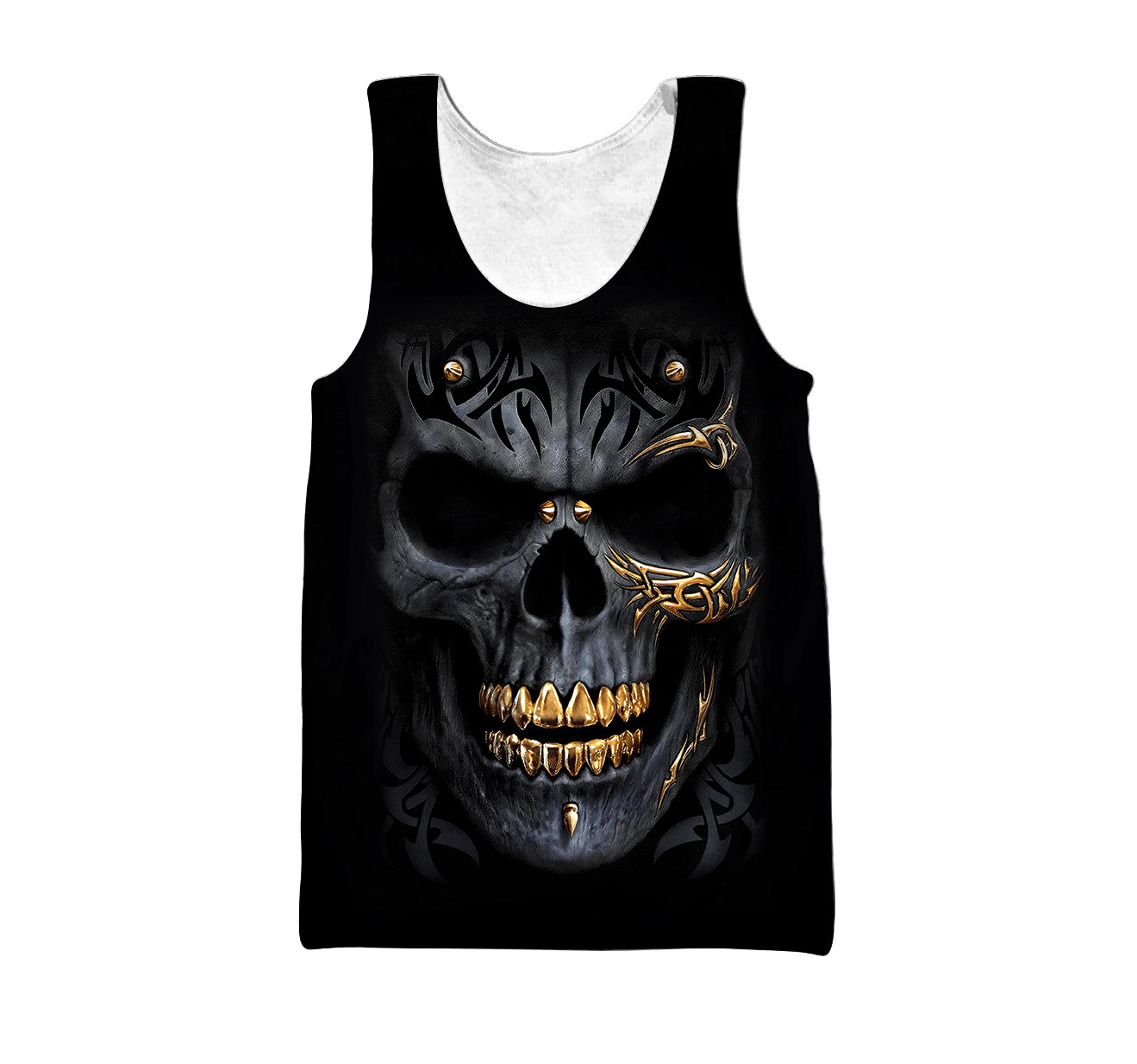 Golden Art Skulls Hoodie For Men And Women TQH