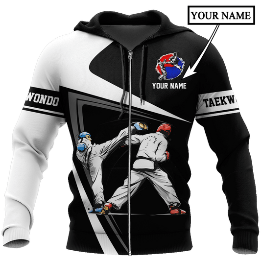 Customize Name Taekwondo Hoodie For Men And Women DD