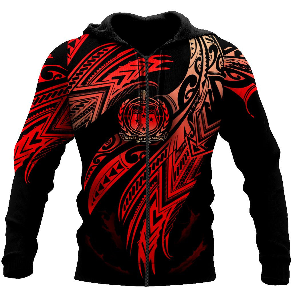 Amazing Samoa Polynesian D Tattoo Unisex Deluxe Hoodie ML