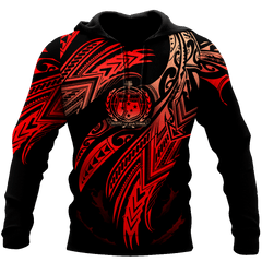 Amazing Samoa Polynesian D Tattoo Unisex Deluxe Hoodie ML