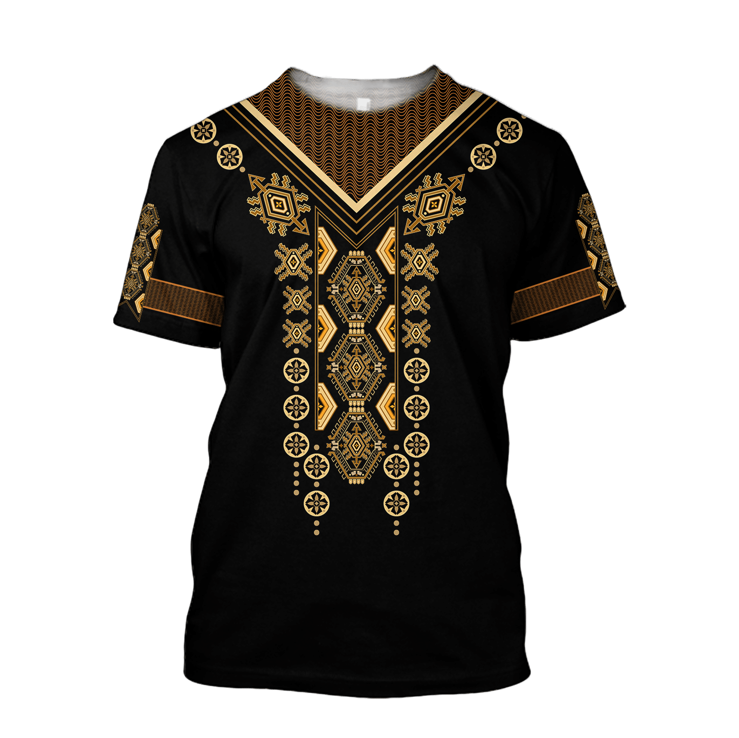 African Culture Dashiki Pattern Unisex Deluxe Hoodie ML