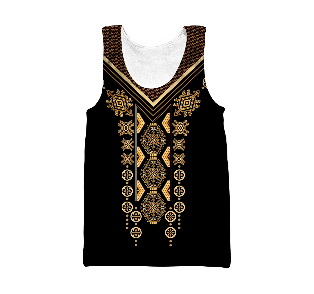 African Culture Dashiki Pattern Unisex Deluxe Hoodie ML