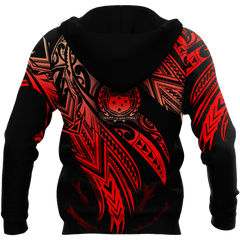 Amazing Samoa Polynesian D Tattoo Unisex Deluxe Hoodie ML