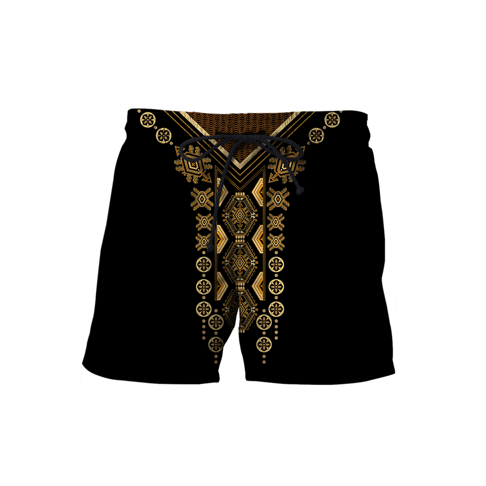 African Culture Dashiki Pattern Unisex Deluxe Hoodie ML