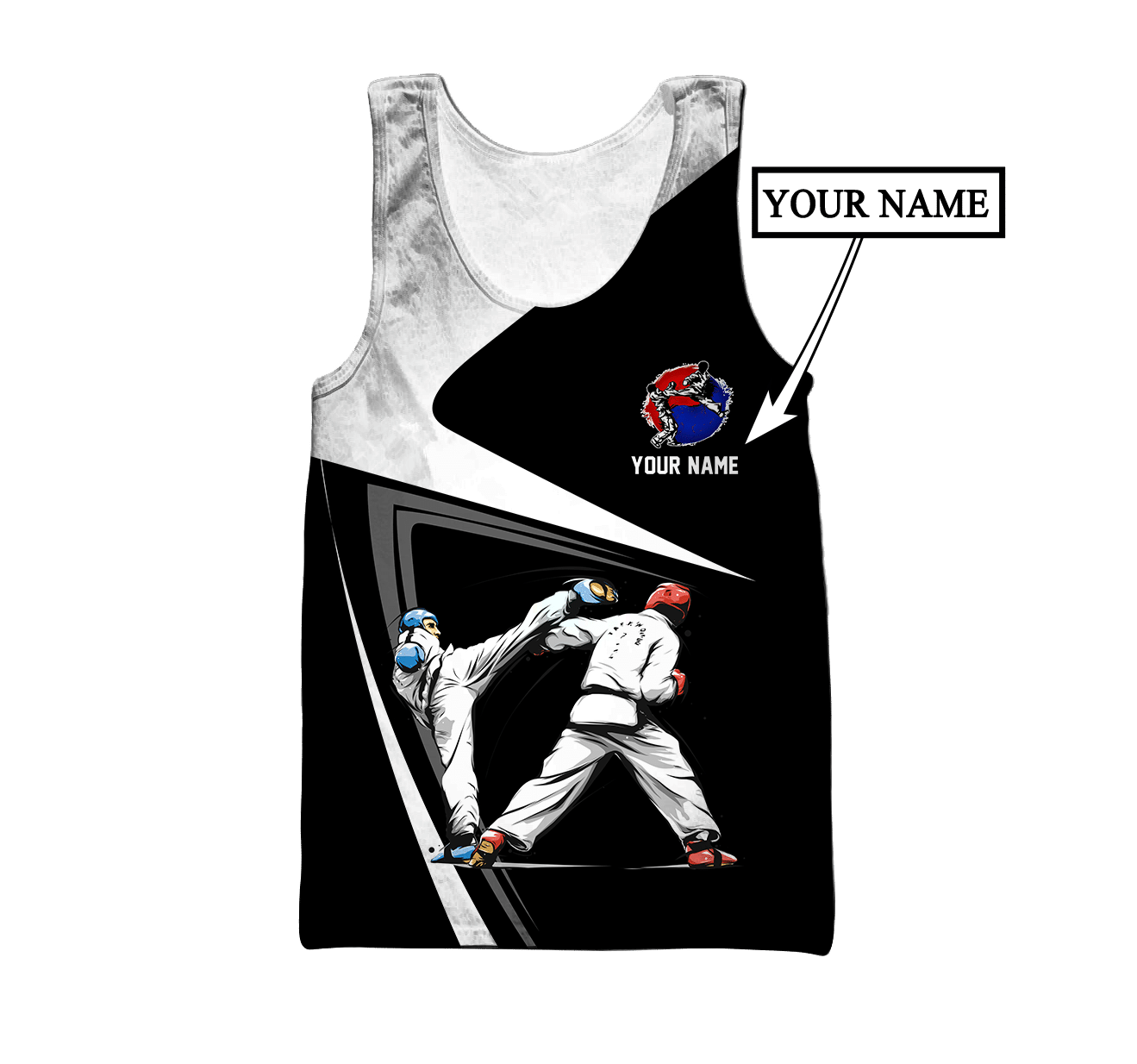 Customize Name Taekwondo Hoodie For Men And Women DD