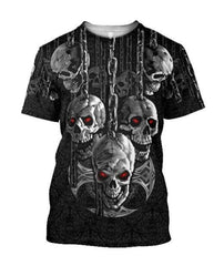 Dark Art Skull Hoodie For Men And Women JJW