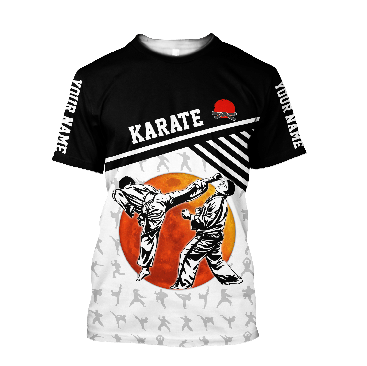 Customize Name Karate Hoodie For Men And Women MH