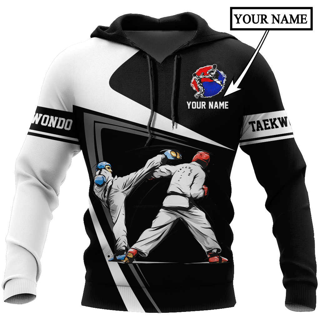 Customize Name Taekwondo Hoodie For Men And Women DD