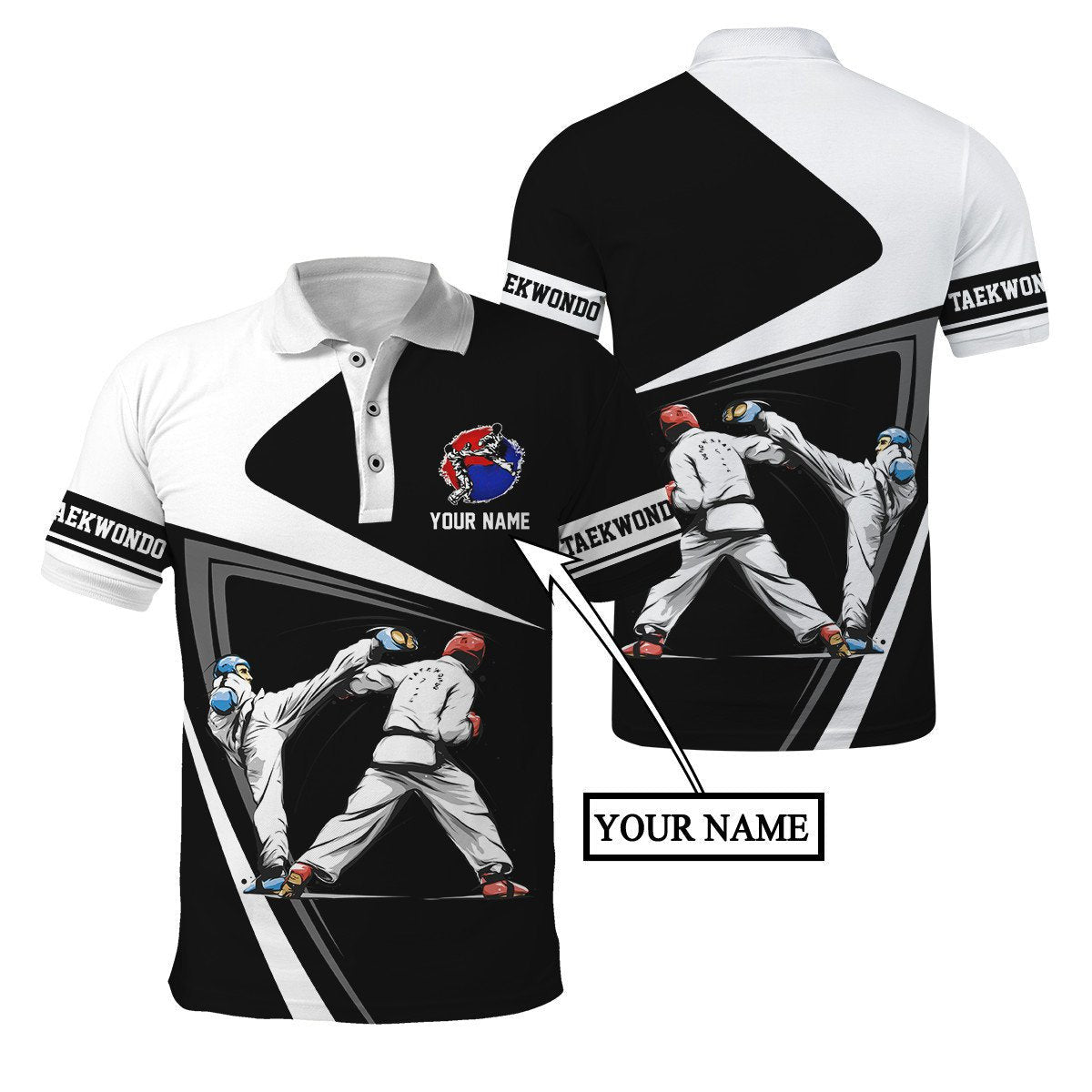 Customize Name Taekwondo Hoodie For Men And Women DD