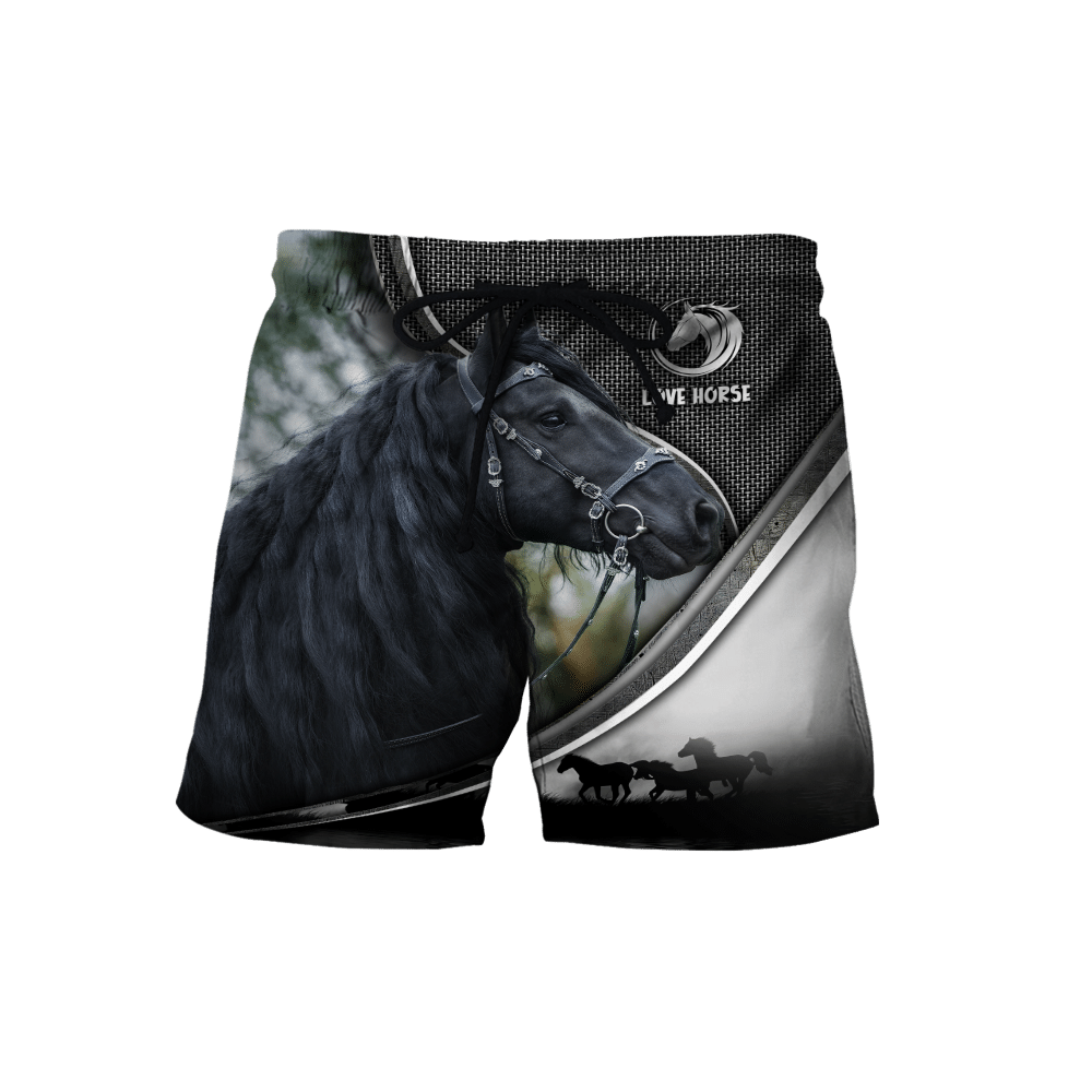 Beautiful Friesian Horse Hoodie For Men And Women VP