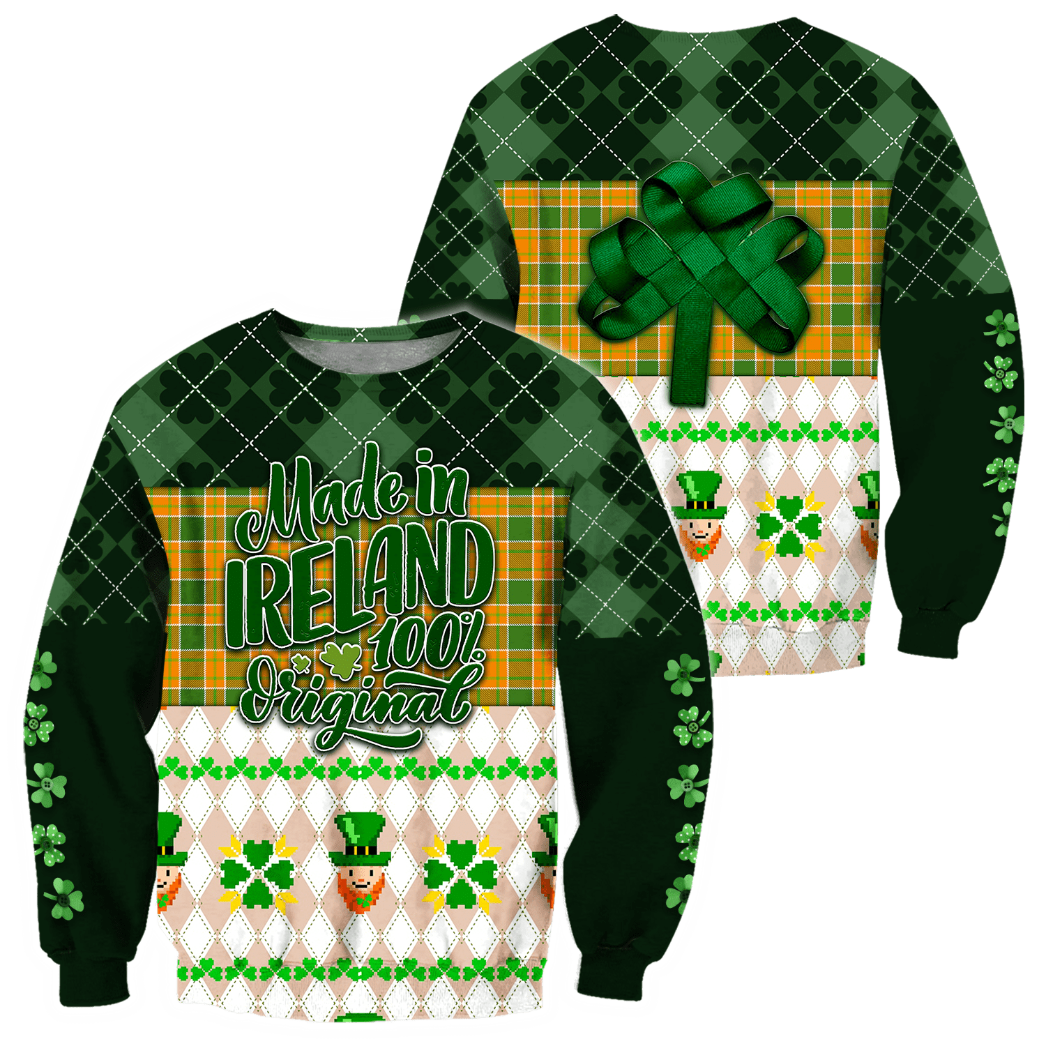 Irish St.Patrick day d hoodie shirt for men and women TNAPT