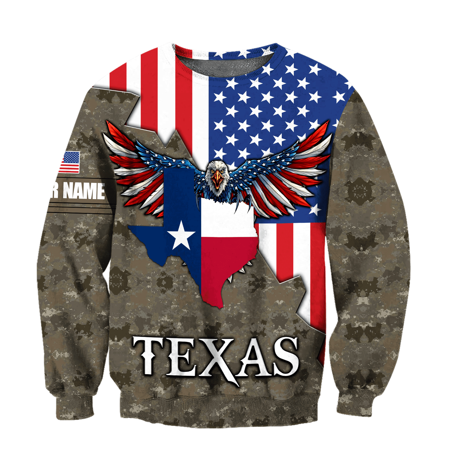 America Texas Personalize Unisex Hoodie ML Hawaii Shirt